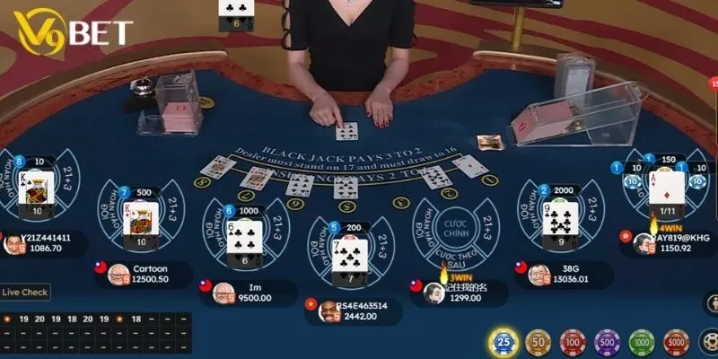 Mẹo đánh bài blackjack V9bet hiệu quả chơi là thắng lớn